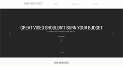 Desktop Screenshot of lonewolfvideo.com
